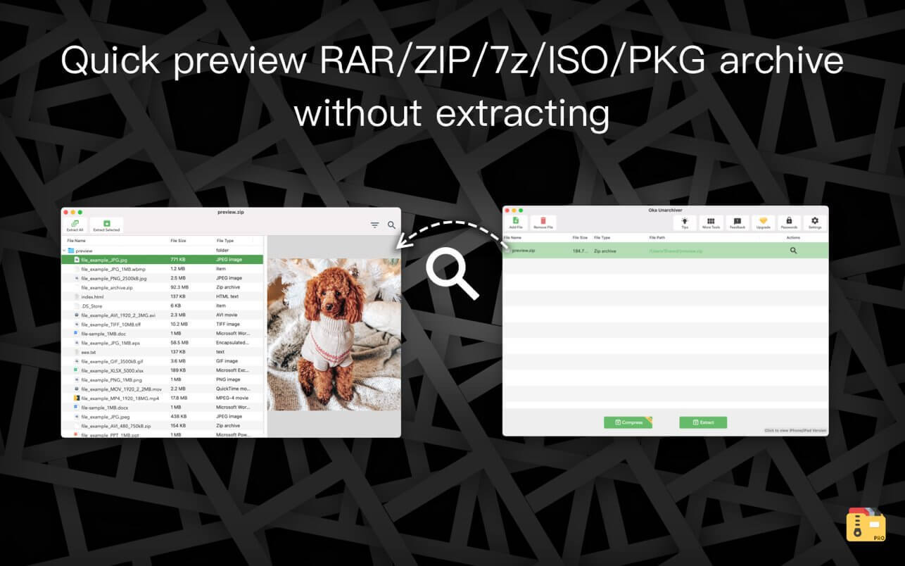 Oka Unarchiver – Unzip ZIP RAR 2.1.10