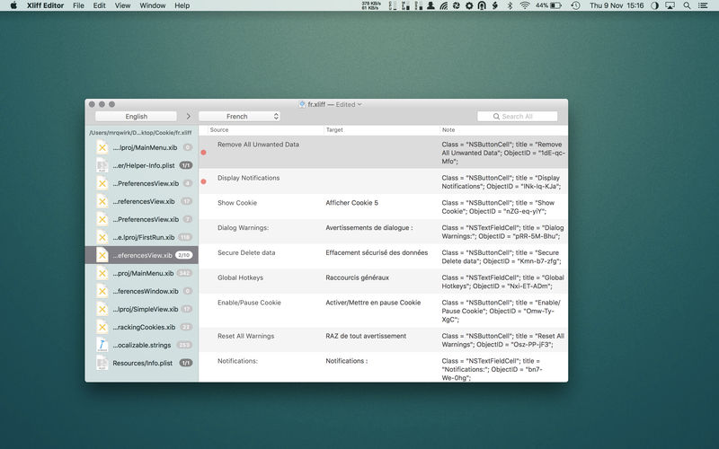 Xliff Editor 3.3.2 macOS 2026